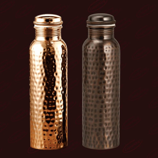 Hammered copper Water Bottle