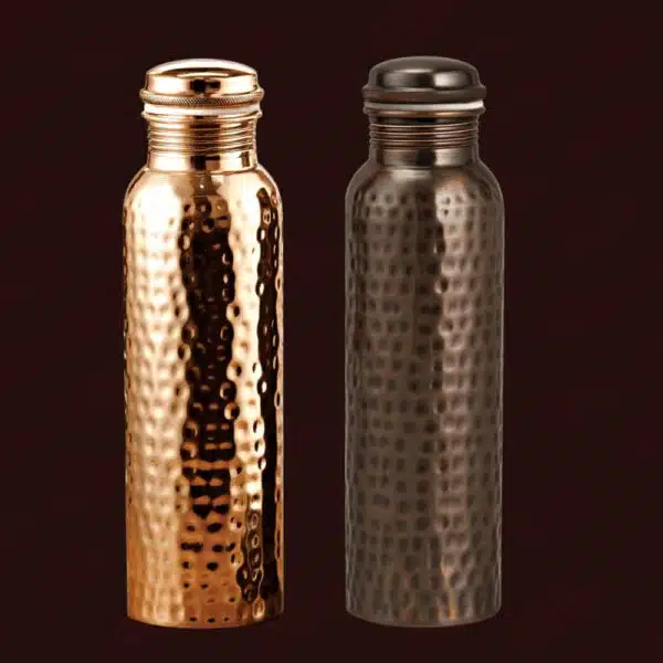 Hammered copper Water Bottle