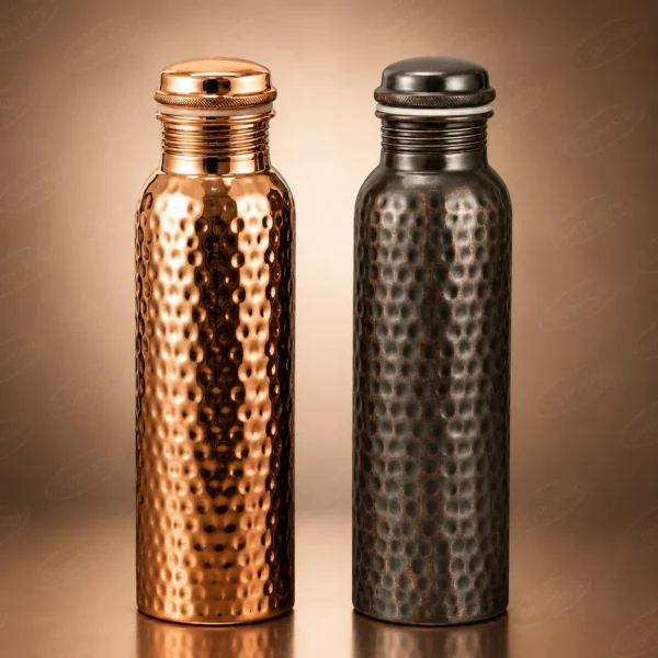 Hammered Copper Water Bottle