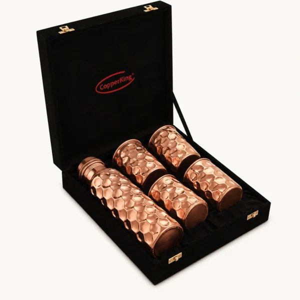 Copper Bottle Gift Set