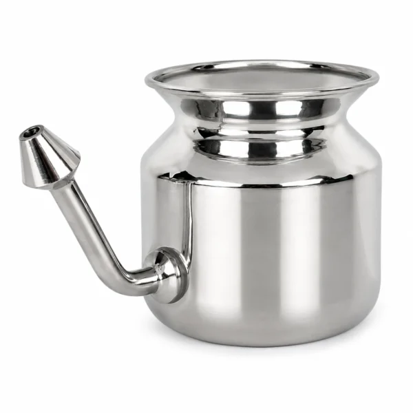 Ayurvedic Steel Neti Pot for Nasal