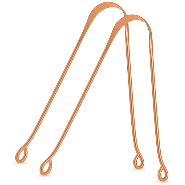 Mindi Copper Tongue Scraper