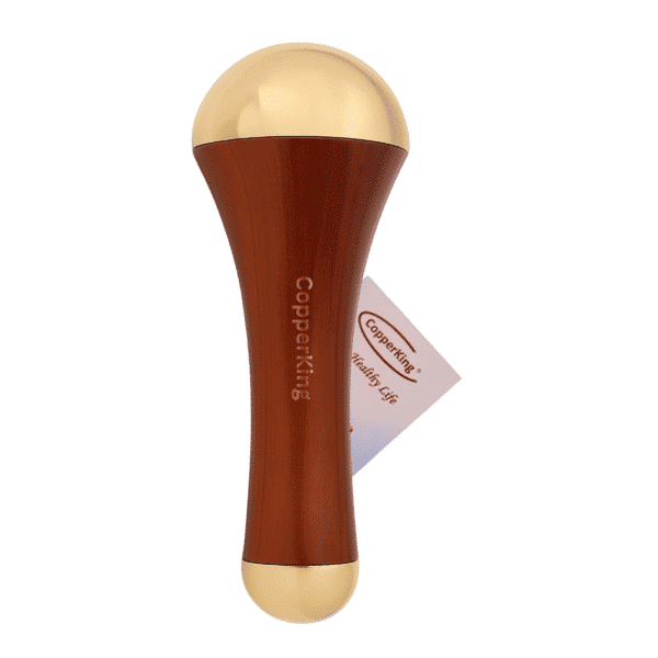 Bronze Kansa Wand Massager Dual Side Ayurvedic Face Massage Tool