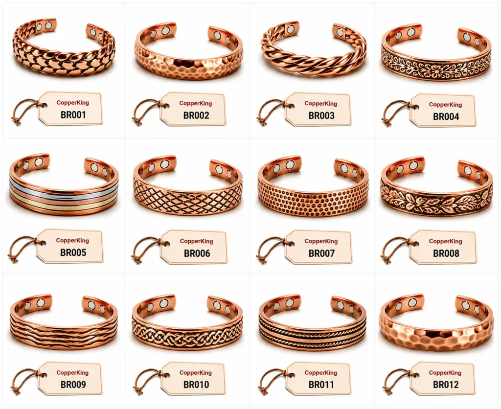 Handmade Copper Bracelet Design - OEM and Private Label Manufacturing India