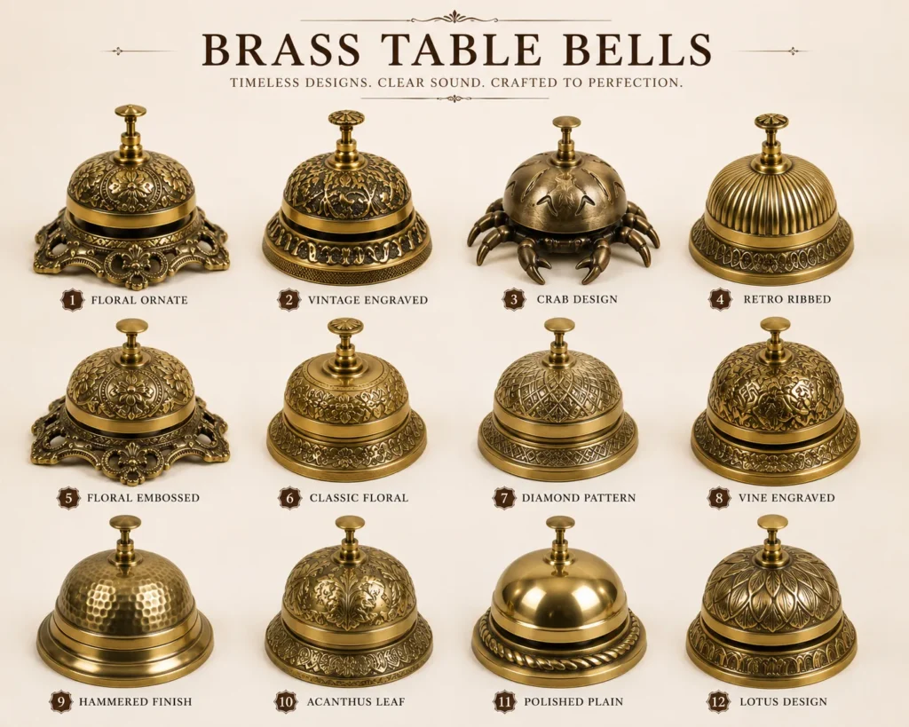antique brass desk bell manufacturer india